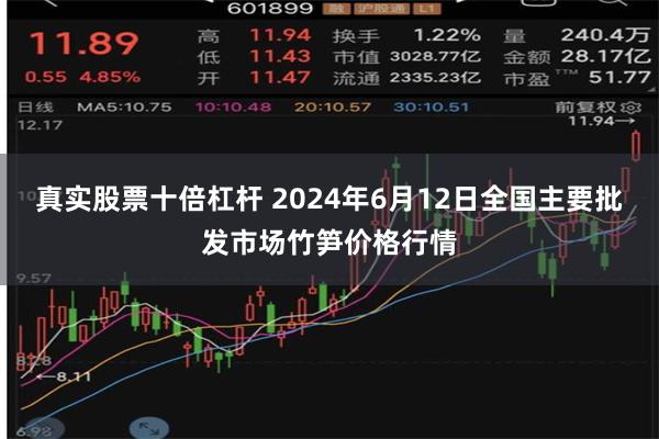 真实股票十倍杠杆 2024年6月12日全国主要批发市场竹笋价格行情