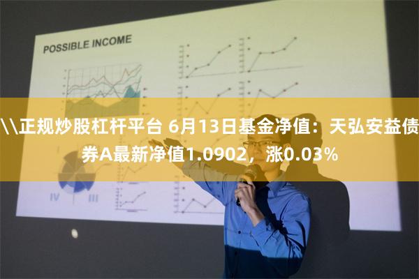 \正规炒股杠杆平台 6月13日基金净值：天弘安益债券A最新净值1.0902，涨0.03%