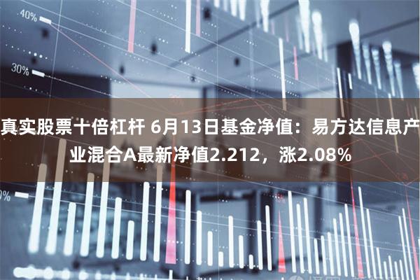 真实股票十倍杠杆 6月13日基金净值：易方达信息产业混合A最新净值2.212，涨2.08%