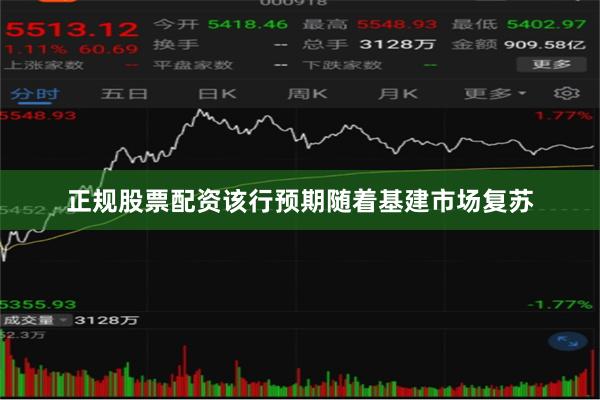 正规股票配资该行预期随着基建市场复苏